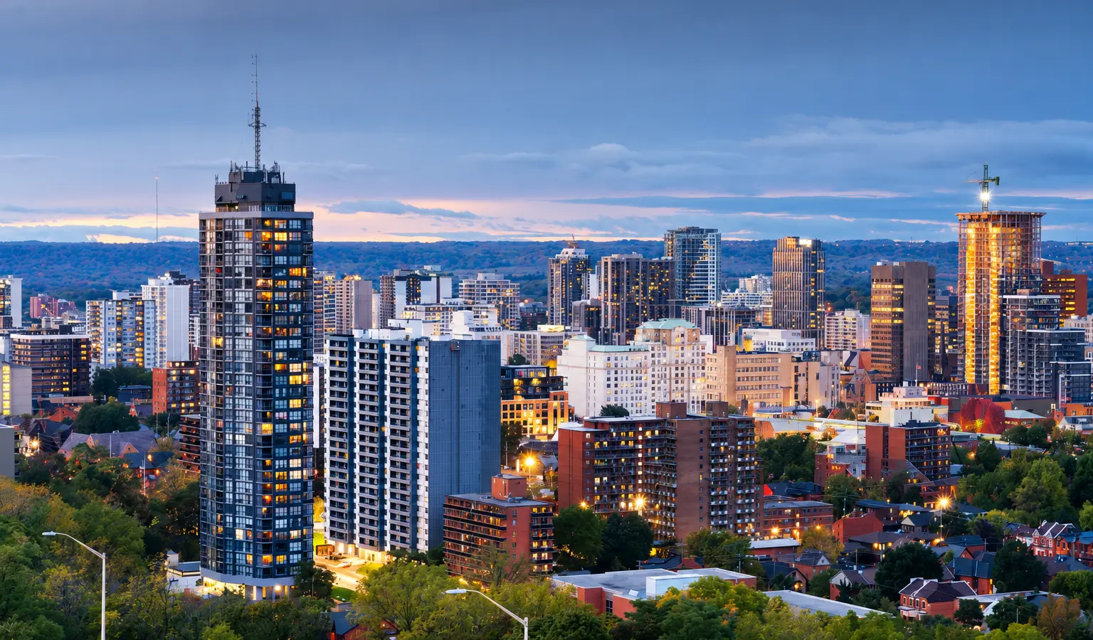 Hamilton skyline